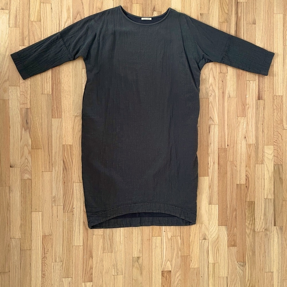 Black Crane cocoon dress